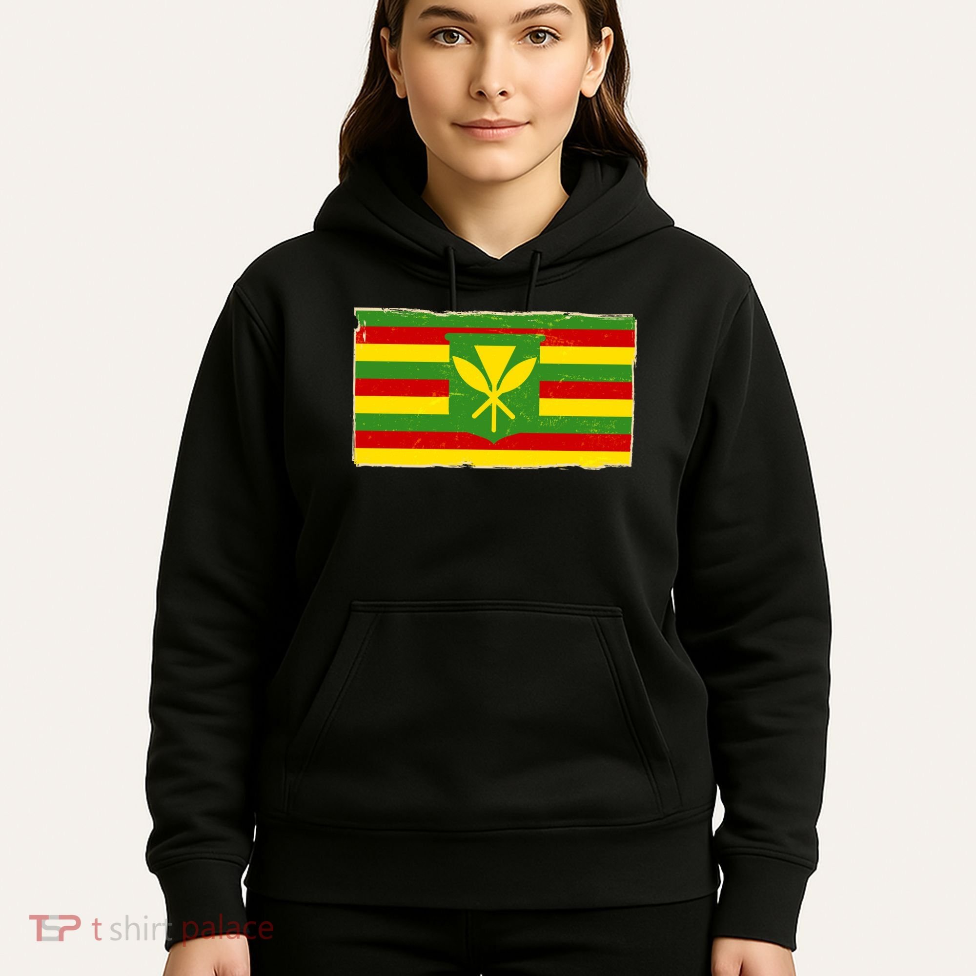 Kanaka Maoli Flag  Hoodie