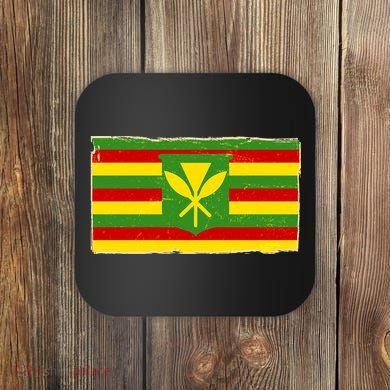 Kanaka Maoli Flag  Coaster