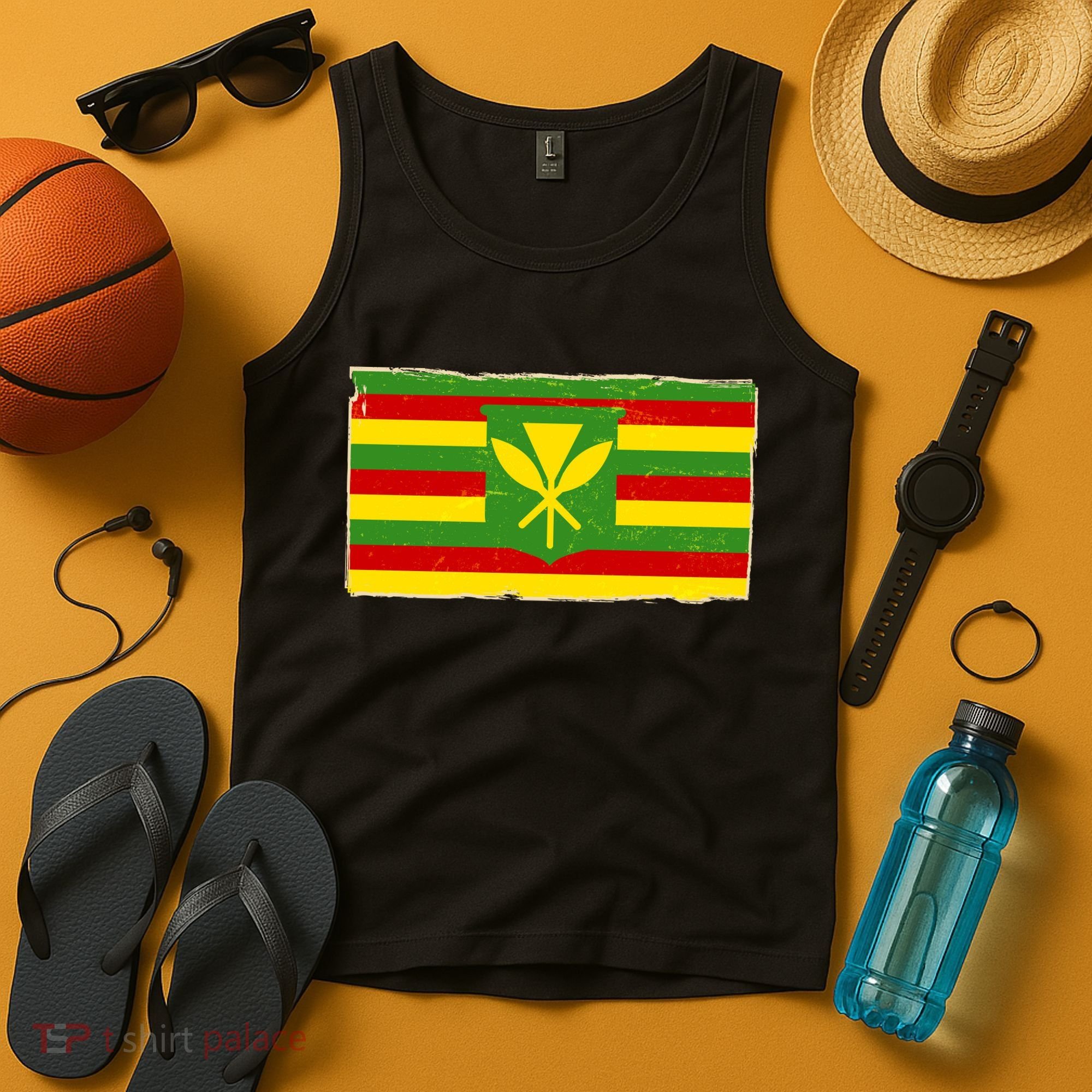 Kanaka Maoli Flag  Tank Top