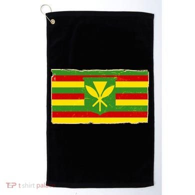 Kanaka Maoli Flag  Golf Towel