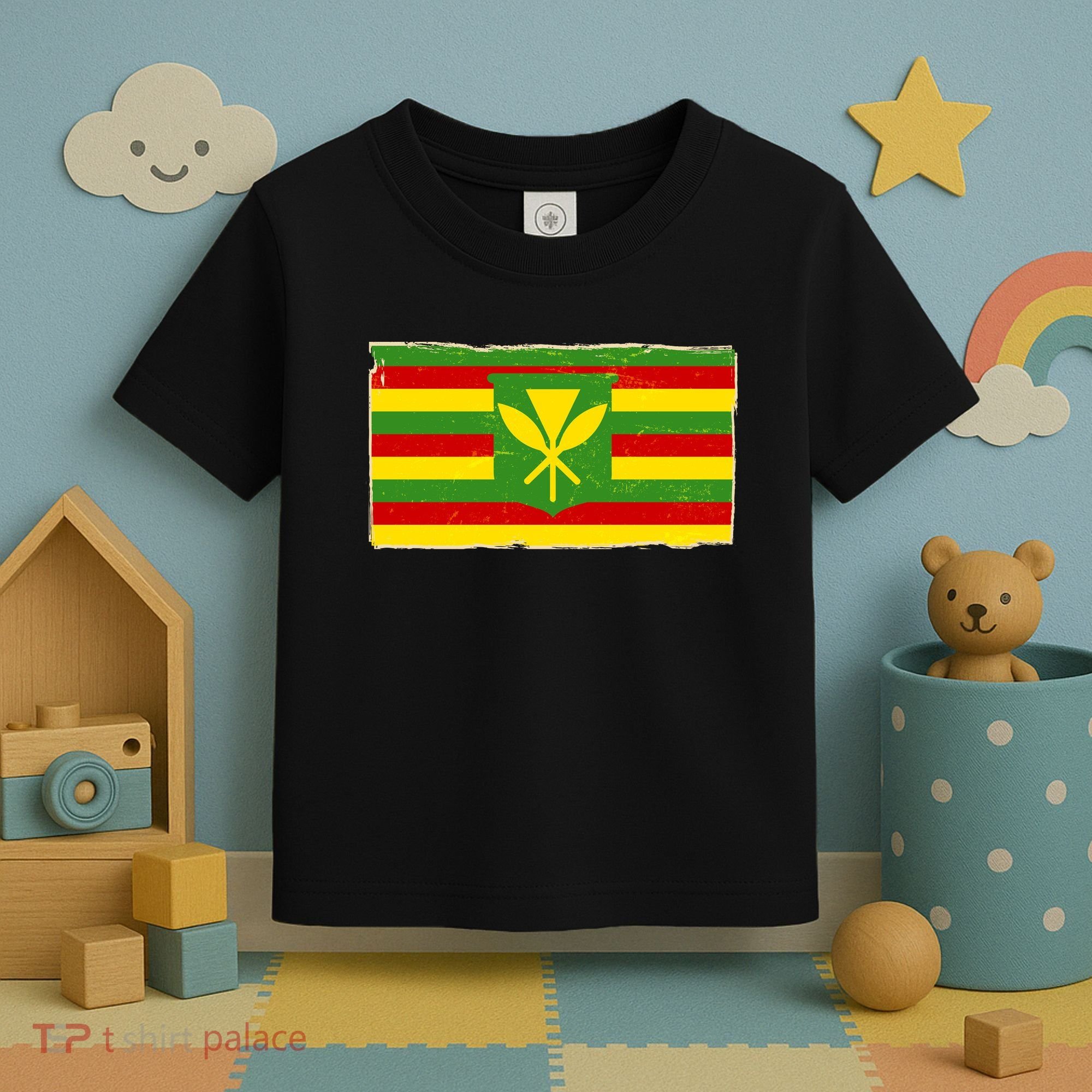 Kanaka Maoli Flag  Toddler T-Shirt
