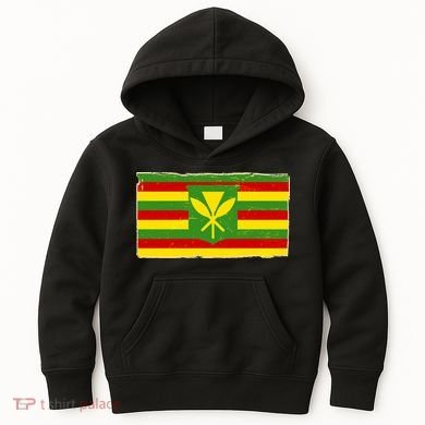 Kanaka Maoli Flag  Kids Hoodie
