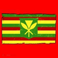Kanaka Maoli Flag  Santa Hat thumb 1