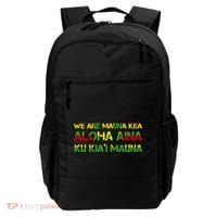 Kanaka Maoli Flag We Are Mauna Kea  Backpack thumb 0