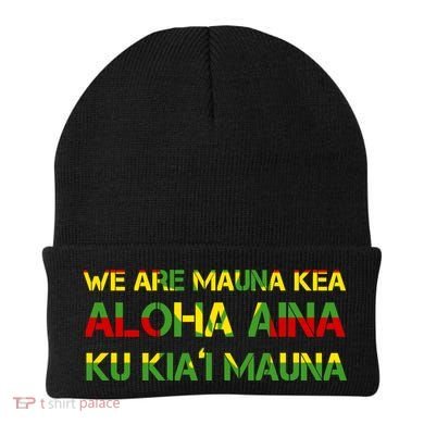 Kanaka Maoli Flag We Are Mauna Kea  Beanie