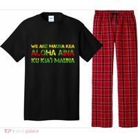 Kanaka Maoli Flag We Are Mauna Kea  Pajama Set thumb 0