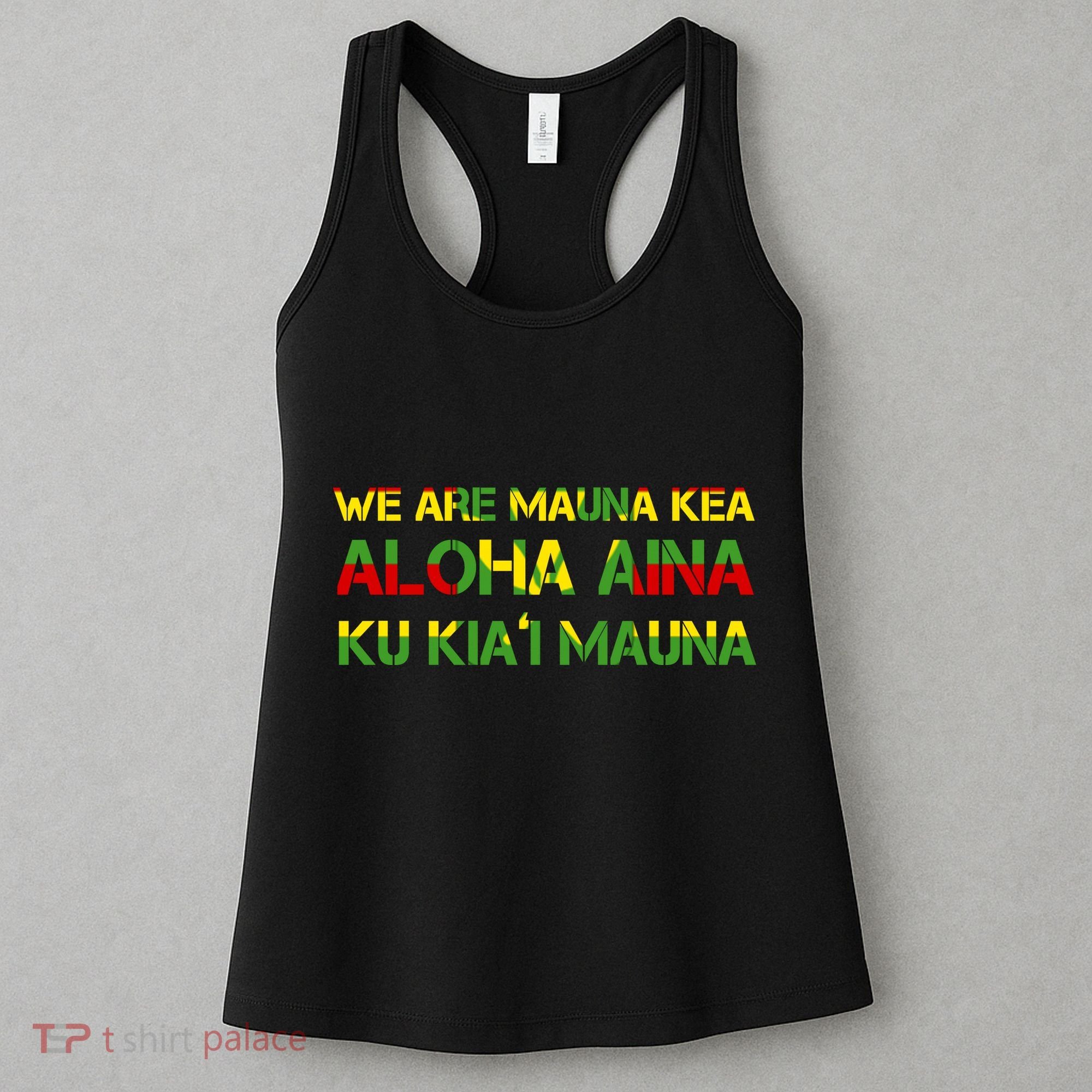 Kanaka Maoli Flag We Are Mauna Kea  Women's Tank Top