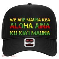 Kanaka Maoli Flag We Are Mauna Kea  Hat thumb 0