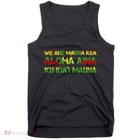 Kanaka Maoli Flag We Are Mauna Kea  Tank Top thumb 0