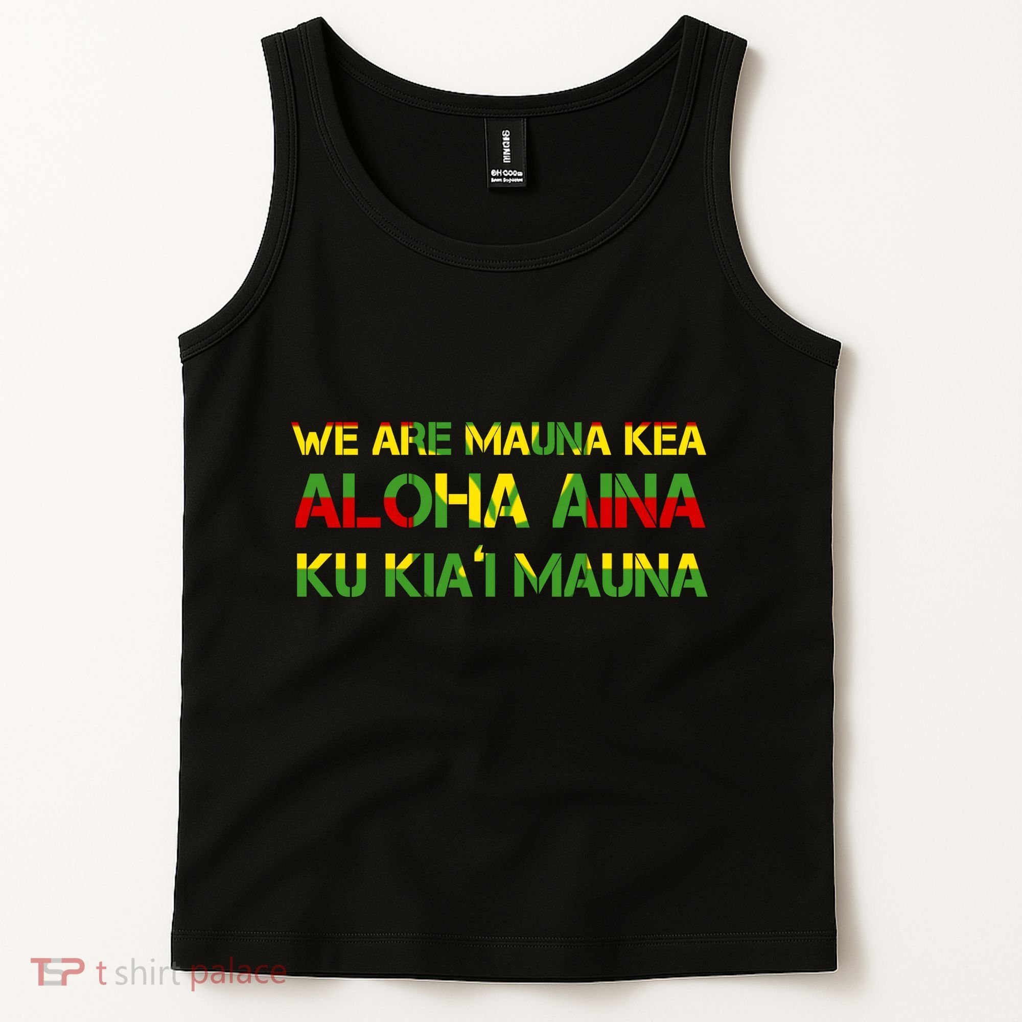 Kanaka Maoli Flag We Are Mauna Kea  Tank Top