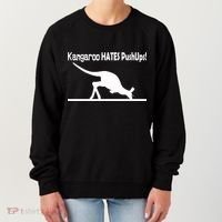 Kangaroo Hates Pushups Women's Sweatshirt thumb 0