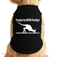 Kangaroo Hates Pushups Doggie Tank thumb 0
