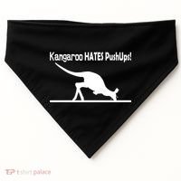 Kangaroo Hates Pushups USA-Made Doggie Bandana thumb 0