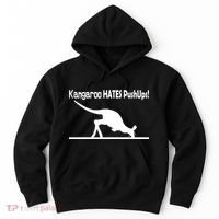 Kangaroo Hates Pushups Hoodie thumb 0