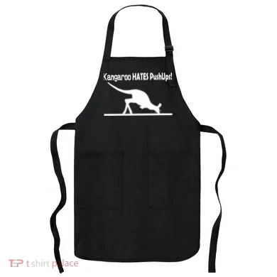 Kangaroo Hates Pushups Apron