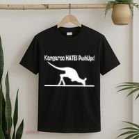 Kangaroo Hates Pushups T-Shirt thumb 2