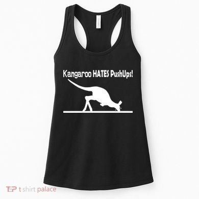 Kangaroo Hates Pushups Women's Tank Top