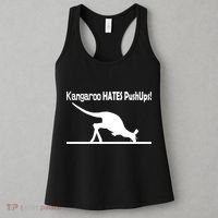 Kangaroo Hates Pushups Women's Tank Top thumb 3