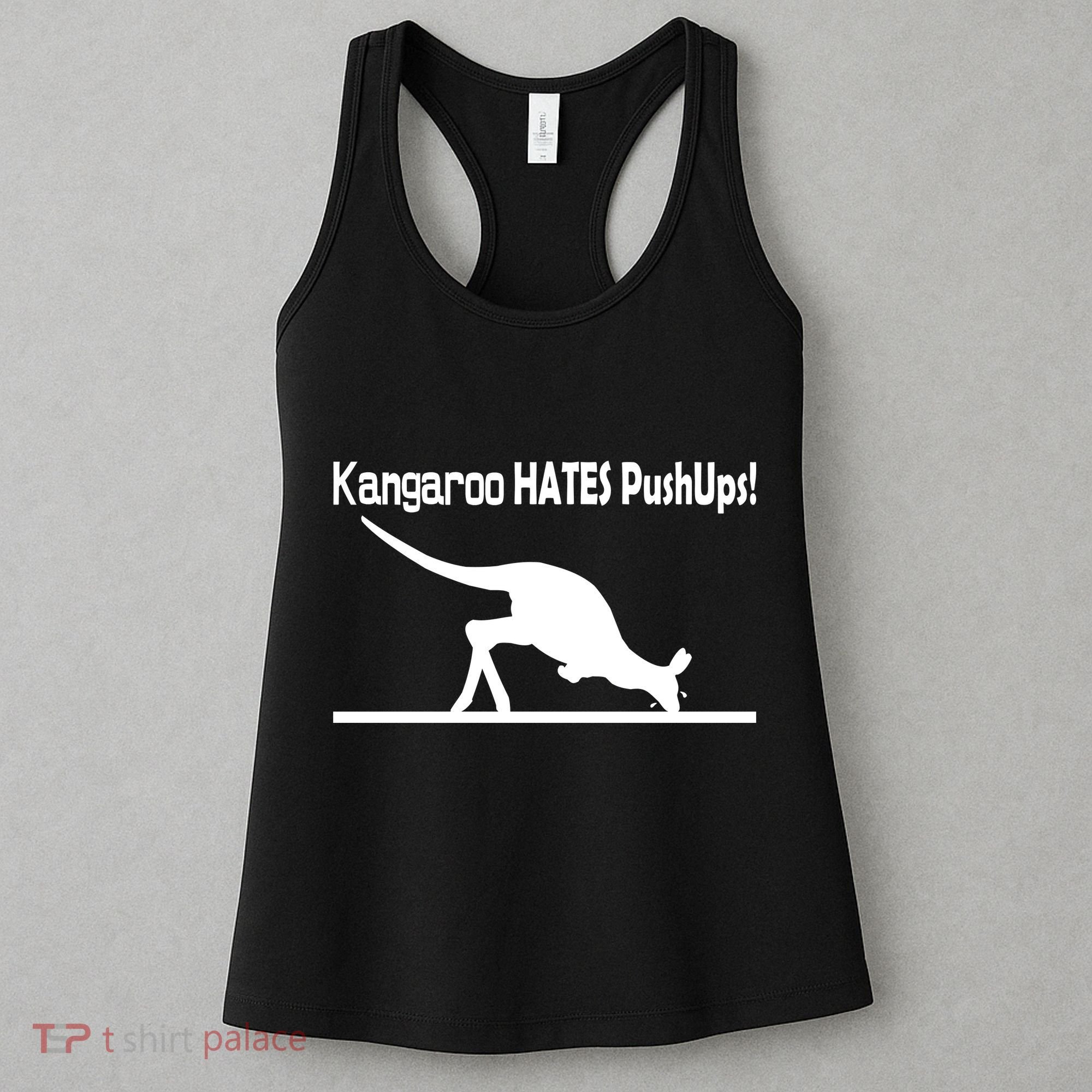 Kangaroo Hates Pushups Women's Tank Top
