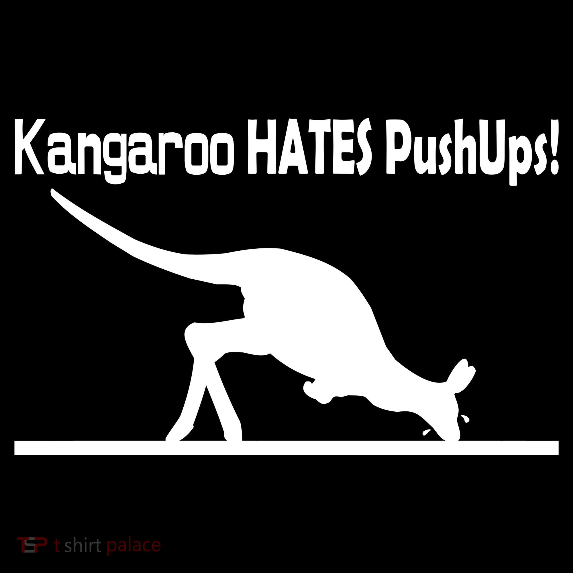 Kangaroo Hates Pushups Toddler Hoodie