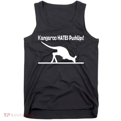 Kangaroo Hates Pushups Tank Top