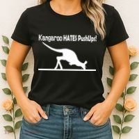 Kangaroo Hates Pushups Women's T-Shirt thumb 2
