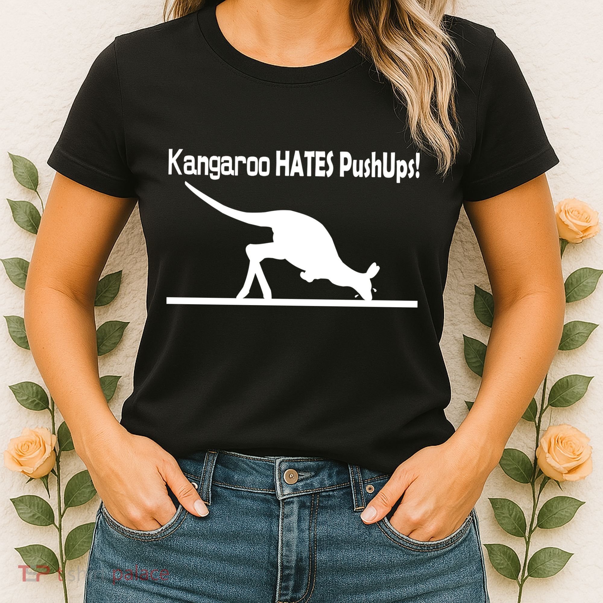 Kangaroo Hates Pushups Women's T-Shirt