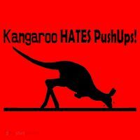 Kangaroo Hates Pushups Santa Hat thumb 1