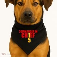 Kansas City Commander In Chief USA-Made Doggie Bandana thumb 1