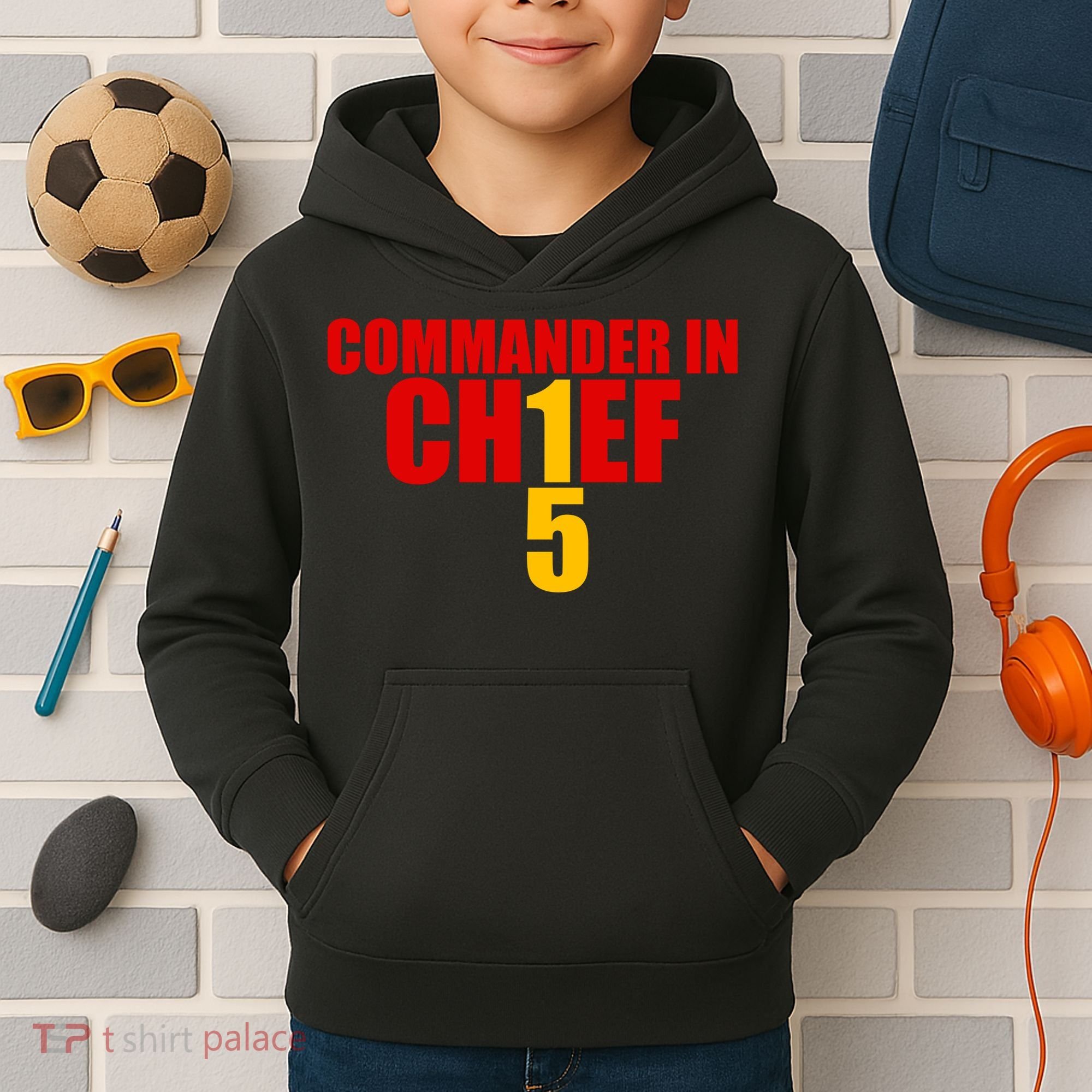Kansas City Commander In Chief Kids Hoodie