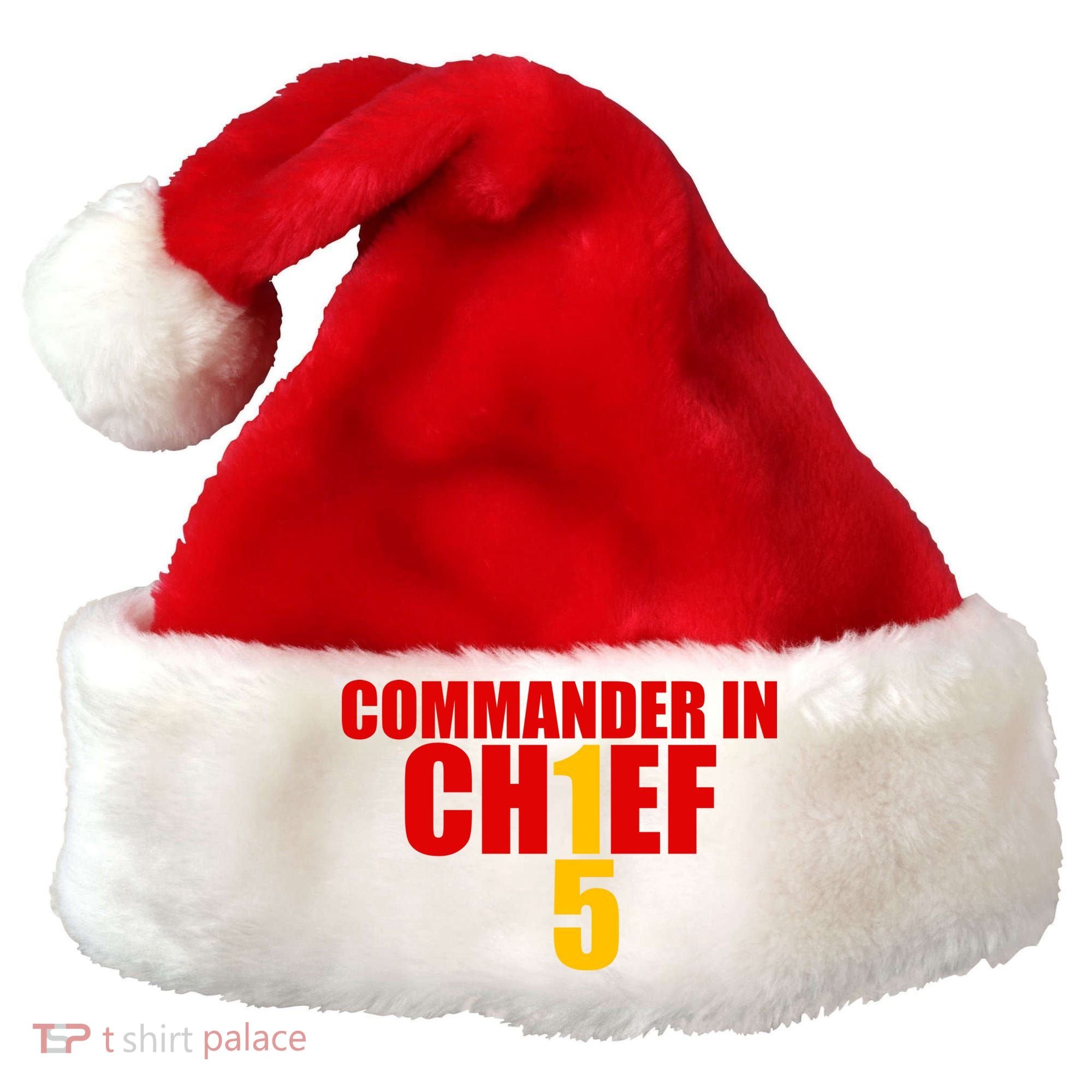 Kansas City Commander In Chief Santa Hat