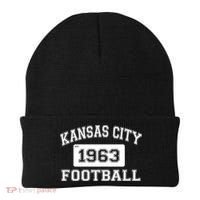 Kansas City Football Est. 1963 Beanie thumb 0