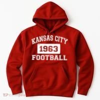 Kansas City Football Est. 1963 Hoodie thumb 0