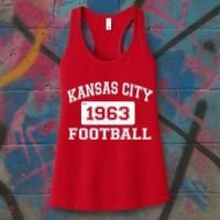 Kansas City Football Est. 1963 Women's Tank Top thumb 3