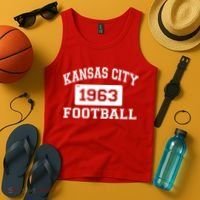 Kansas City Football Est. 1963 Tank Top thumb 4