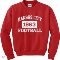 Kansas City Football Est. 1963 Kids Sweatshirt thumb 0