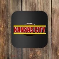Kansas City Football Logo Coaster thumb 0