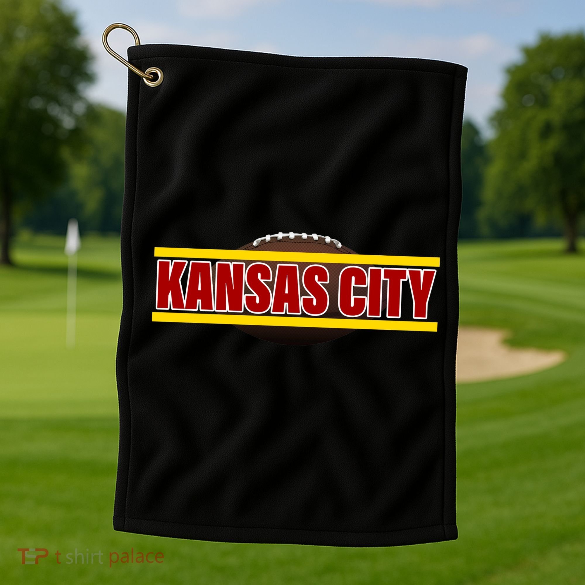 Kansas City Football Logo Golf Towel