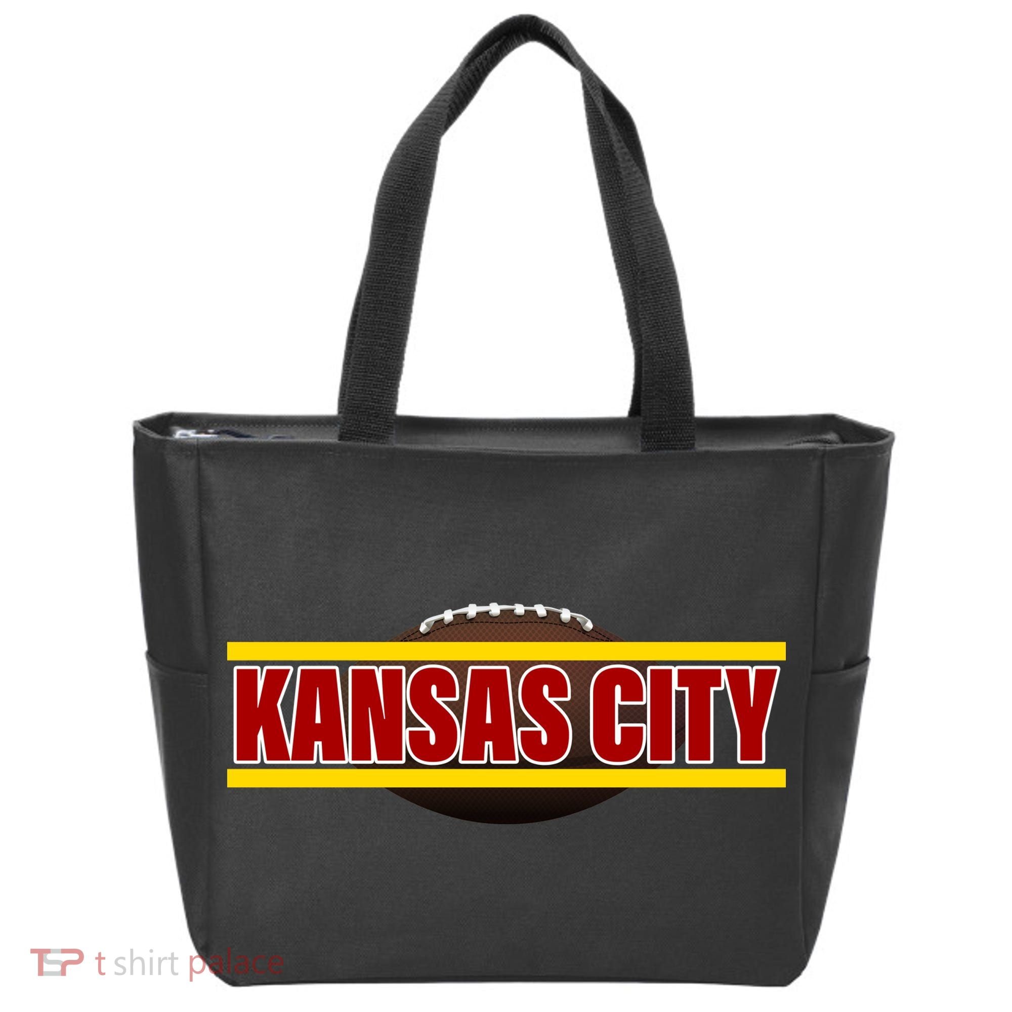 Kansas City Football Logo Tote Bag