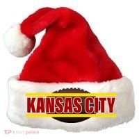 Kansas City Football Logo Santa Hat thumb 0