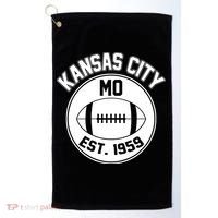 Kansas City Football MO Retro Chief Golf Towel thumb 0