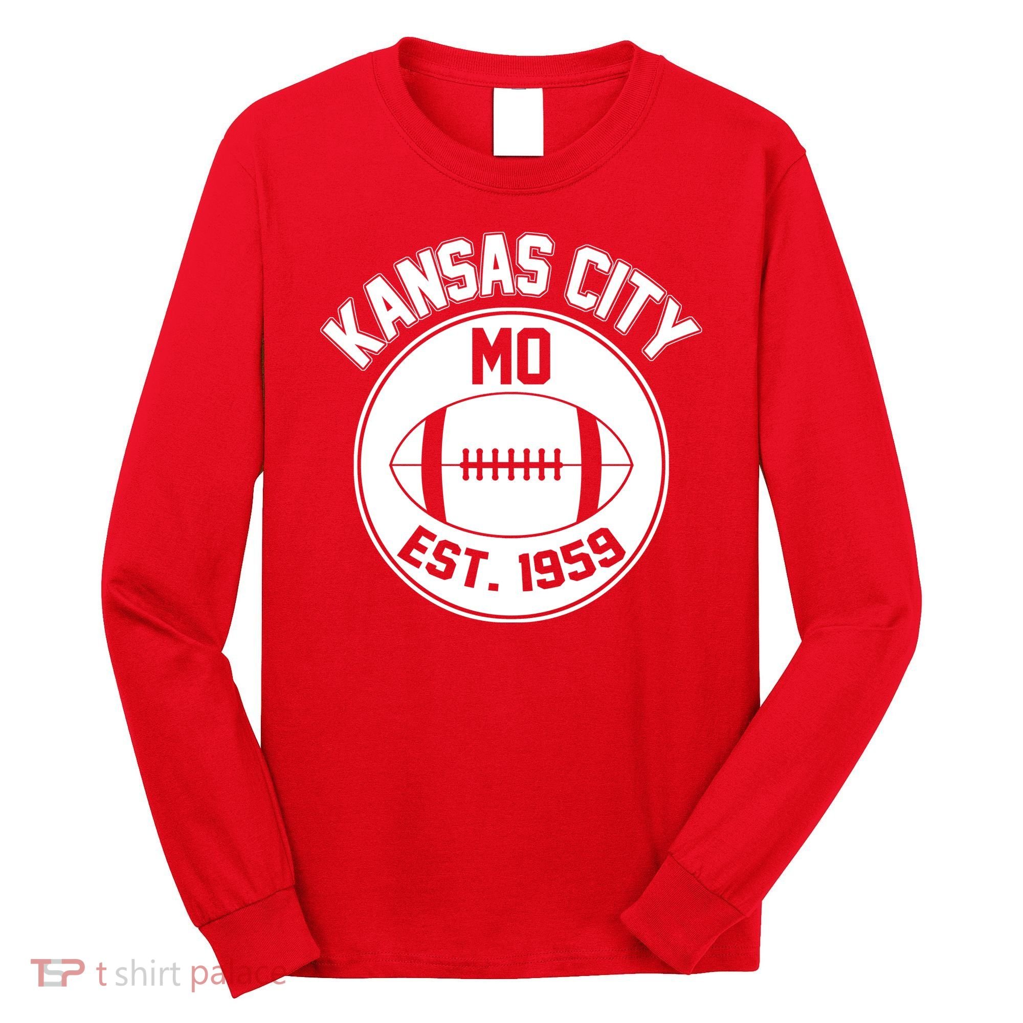 Kansas City Football MO Retro Chief Long Sleeve Shirt
