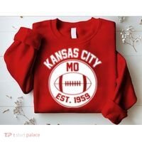 Kansas City Football MO Retro Chief Sweatshirt thumb 2