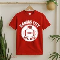 Kansas City Football MO Retro Chief T-Shirt thumb 2