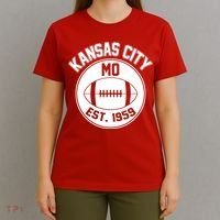 Kansas City Football MO Retro Chief T-Shirt thumb 4