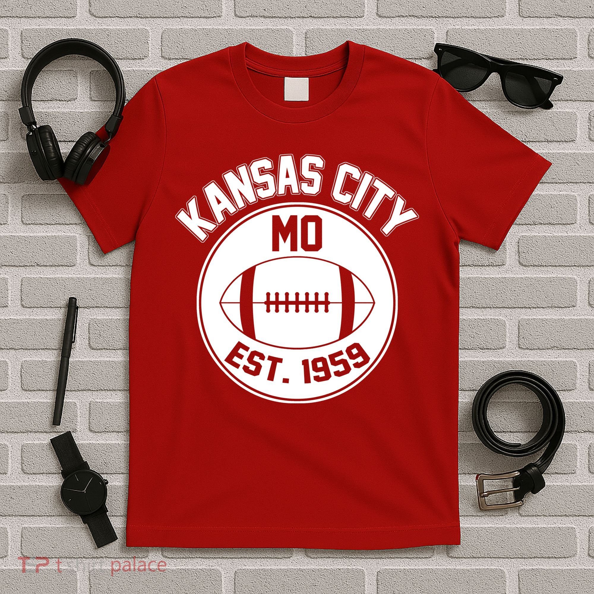 Kansas City Football MO Retro Chief T-Shirt