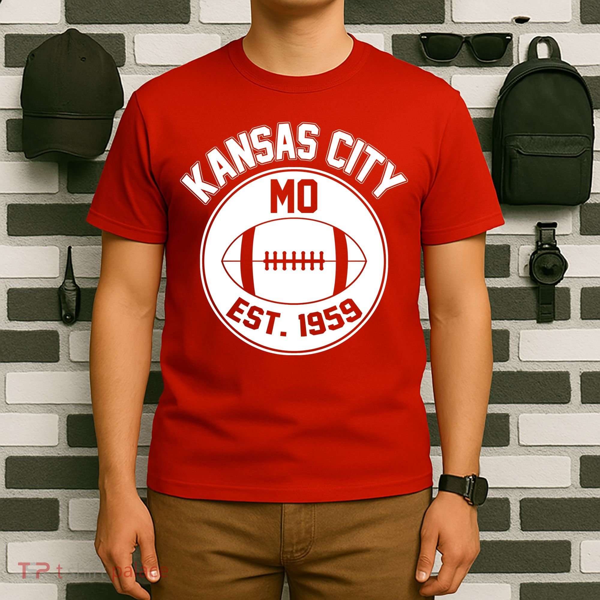 Kansas City Football MO Retro Chief T-Shirt