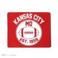 Kansas City Football MO Retro Chief Mousepad thumb 0