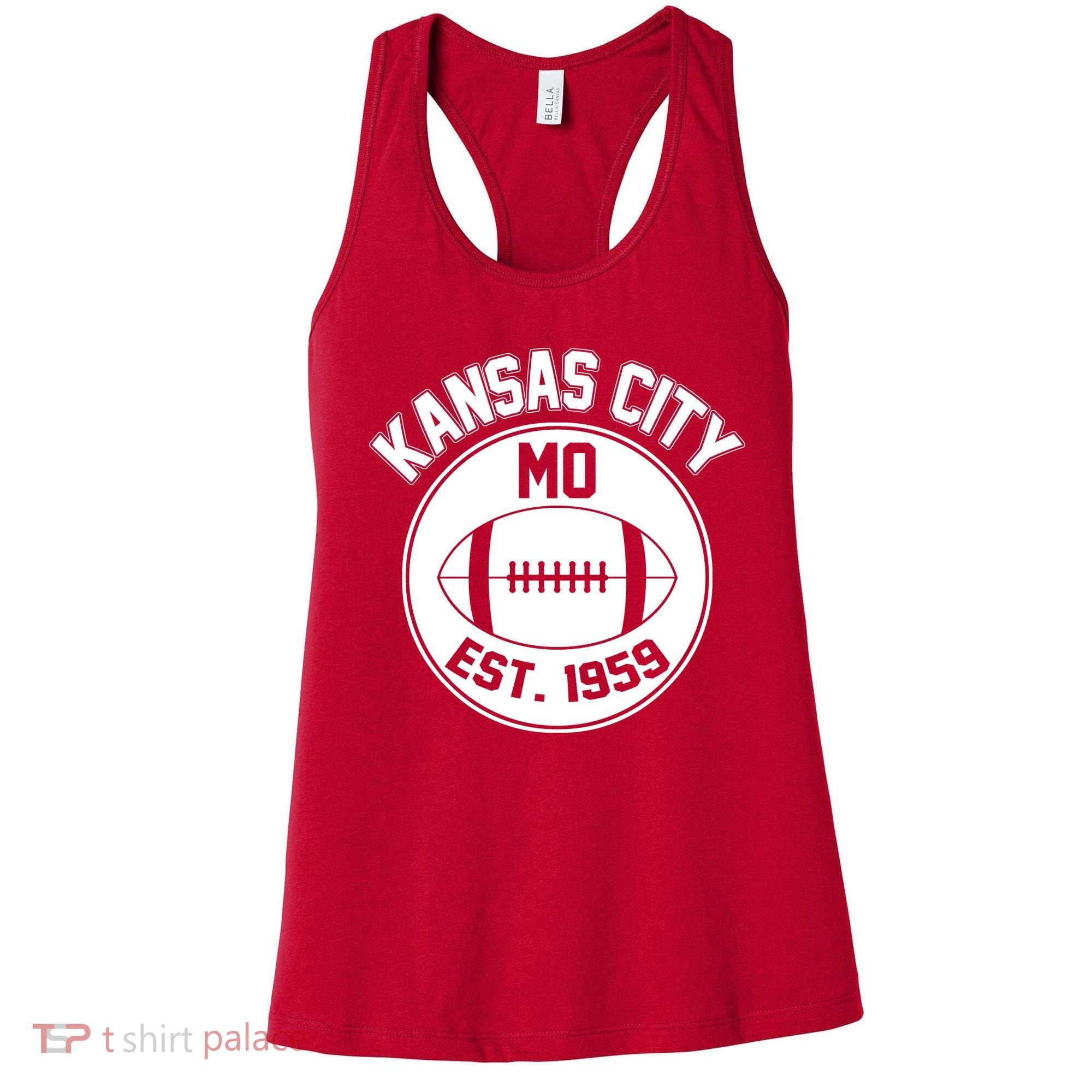 Kansas City Football MO Retro Chief Women's Tank Top