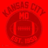 Kansas City Football MO Retro Chief Santa Hat thumb 1